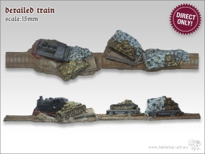 Derailed Train - 15mm (2)