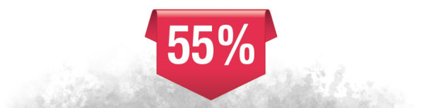 SALE 55%