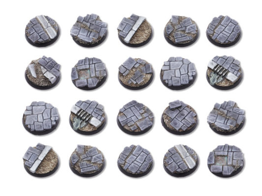 Now available - Dirty Old Town Bases 25mm - 
