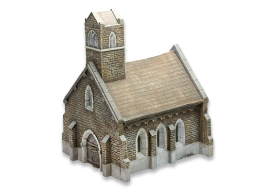 Jetzt erhältlich - Normandie Kirche und Zerstörte Normandie Kirche im Maßstab 15mm - 