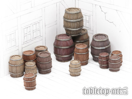 Now available - Wooden barrels sets - Now available - Wooden barrels sets
