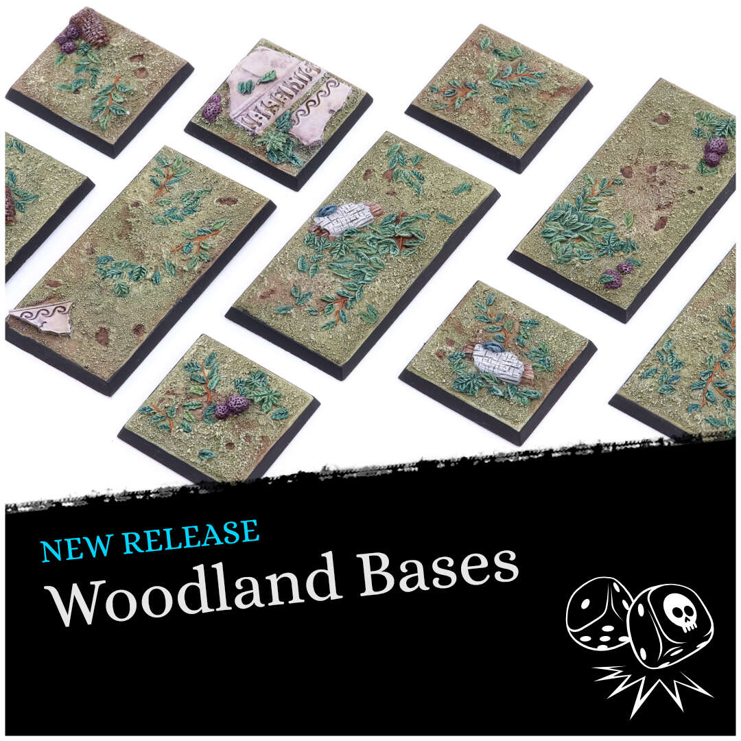 NEW - Woodland Bases 30x30mm and 30x60mm - NEW - Woodland Bases 30x30mm and 30x60mm