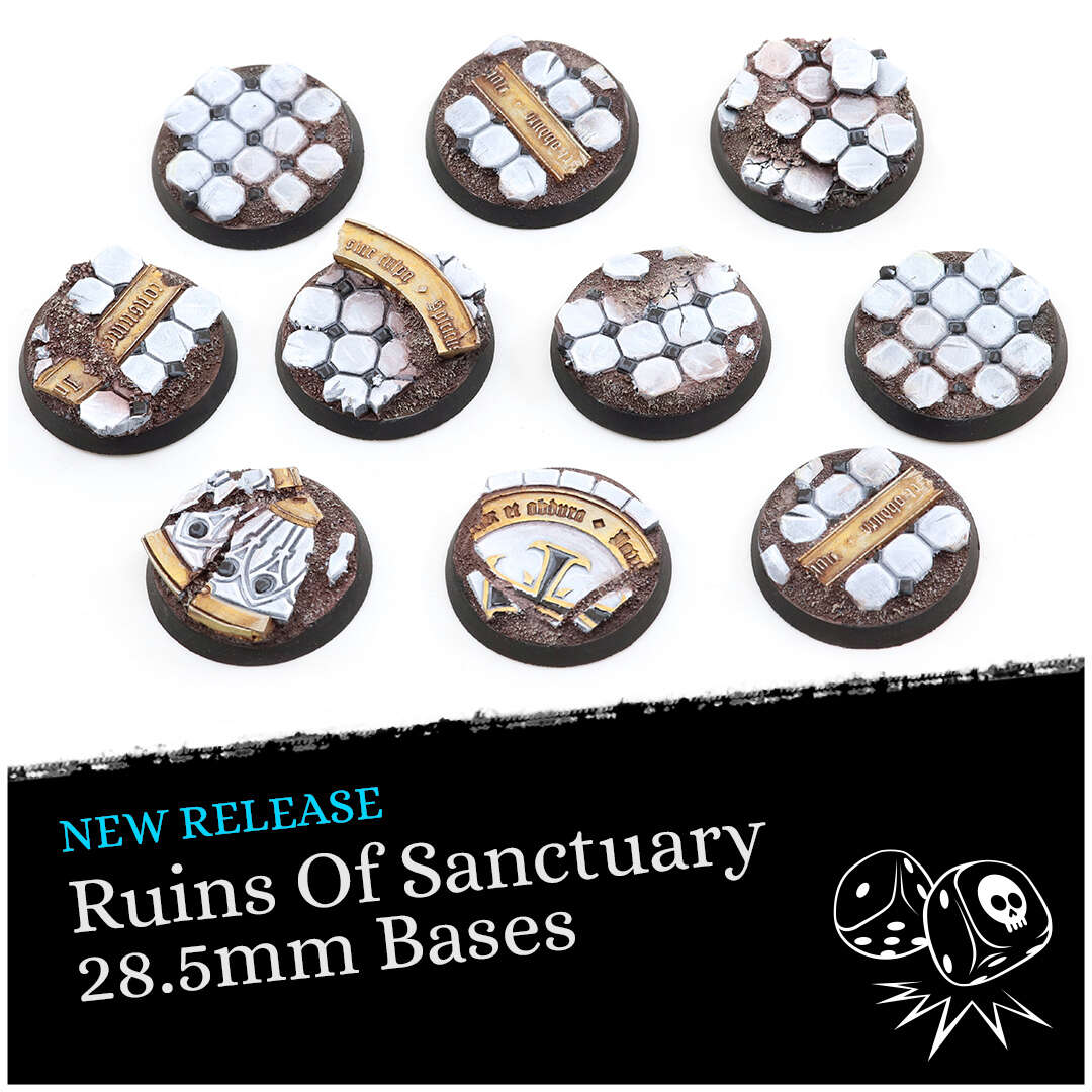 Ruins of Sanctuary 28.5mm Bases - Jetzt erhältlich - 