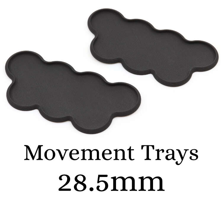 Movement Trays Rounded Edge - Jetzt für 28.5mm Bases erhältlich - Movement Trays Rounded Edge - Jetzt für 28.5mm Bases erhältlich