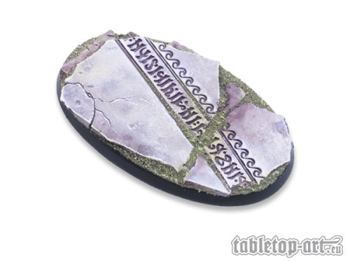 Ancestral Ruins Bases - 75mm Oval 1