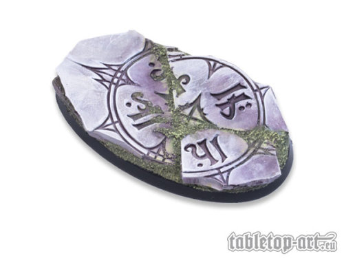 Ancestral Ruins Bases - 75mm Oval 3