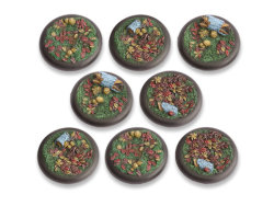 Woodland Bases - 40mm Round Lip DEAL (8)