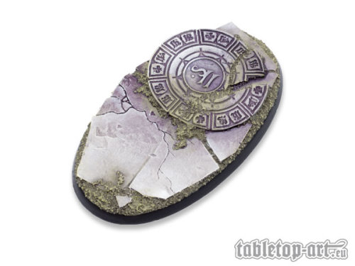 Ancestral Ruins Bases - 90mm Oval 2