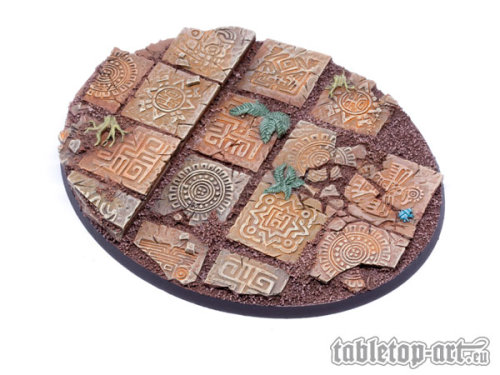Lizard City bases for miniatures - 120mm 2