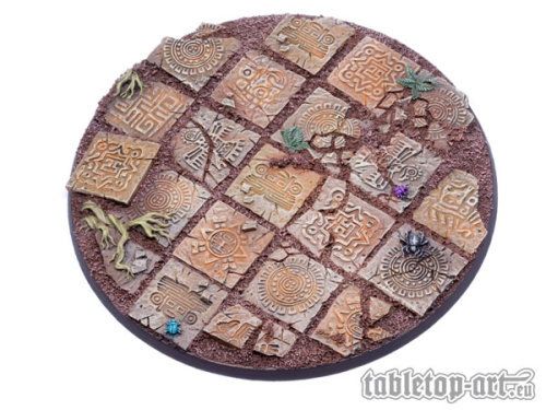 Lizard City bases for miniatures - 130mm 1