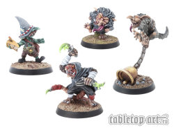 5 Muddy Pitch Bases - Tabletop Art Bloody Sports 32mm