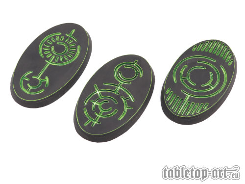 Crystal Tech Bases BLANK - 75mm Oval (3)