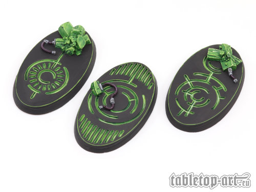 Crystal Tech Bases - 75mm Oval (3)