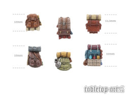 Adventurer backpacks - Set 1 (6)