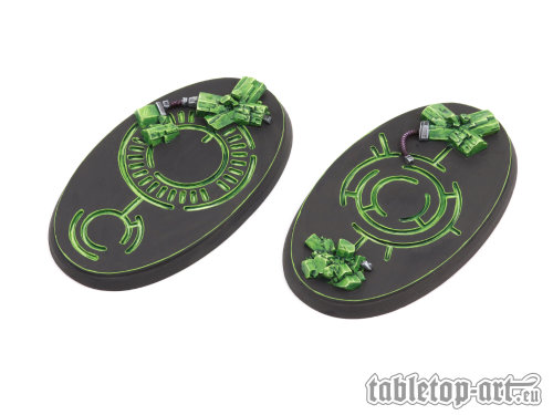 Crystal Tech Bases - 90mm Oval (2)