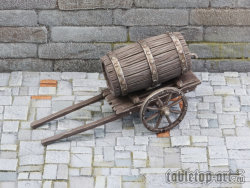 Small Cart with Barrel