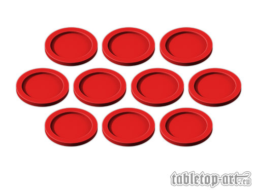 Skill and Squad Marker - 25mm Red (10)