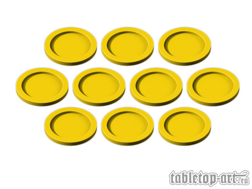 Skill and Squad Marker - 25mm Yellow (10)