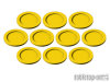 Skill and Squad Marker - 32mm Yellow (10)