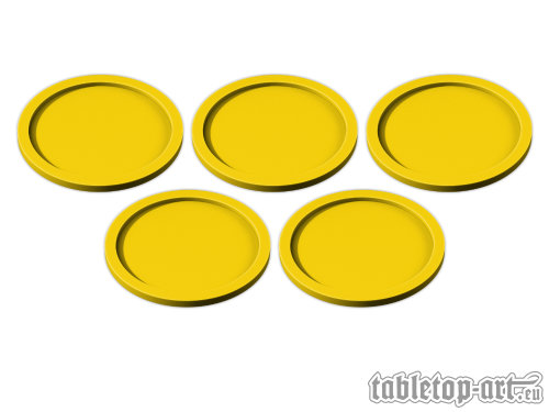 Skill and Squad Marker - 40mm Yellow (5)