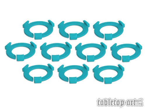 Squad Marker - 25mm Turquoise (10)