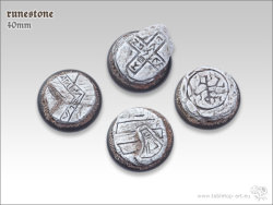 Runestone Bases - 40mm RL (2)