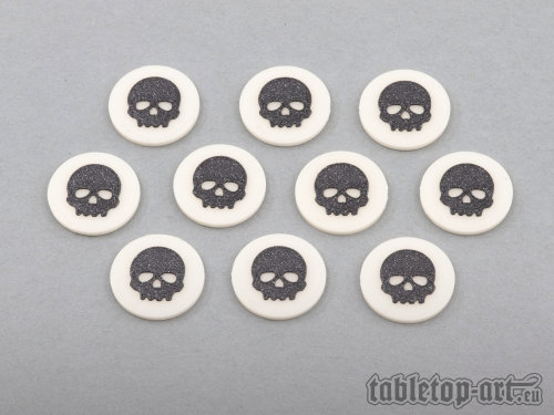 The set contains 10x markers, suitable for tabletop and trading card games. The markers are printed from PLA.