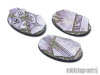 Ancestral Ruins Bases - 75mm Oval (3)