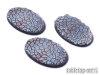 Cobblestone Bases - 75mm Oval (3)