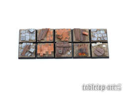 Viking Raid Bases - 25x25mm (10)