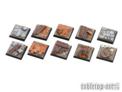 Viking Raid Bases - 25x25mm (10)