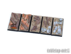 Viking Raid Bases - 25x50mm (5)