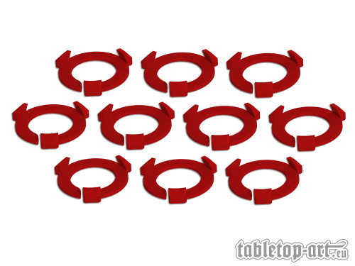 Squad Marker - 25mm Cherry Red (10)