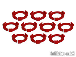 Squad Marker - 25mm Cherry Red (10)