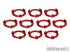 Squad Marker - 28.5mm Cherry Red (10)