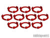 Squad Marker - 32mm Cherry Red (10)