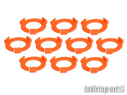 Squad Marker - 25mm Neon Orange (10)