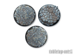 Cobblestone Bases - 50mm Round Lip (3)