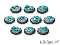 Crystal Field Bases - 30mm Round Lip (10)