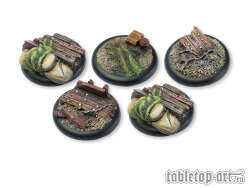 Trench Warfare Bases - 40mm Round Lip (5)