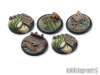 Trench Warfare Bases - 40mm Round Lip (5)