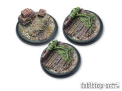 Trench Warfare Bases - 50mm Round Lip (3)