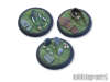 Undead Ground Bases - 50mm Round Lip  (3)