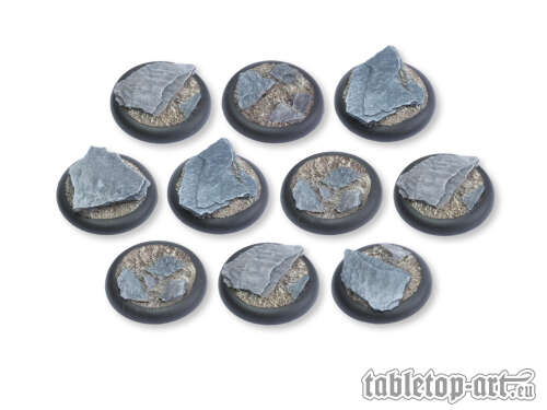 Shaleground Bases - 30mm Round Lip (10)