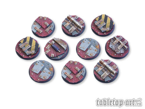 Scrap Steel Bases 32mm (10)