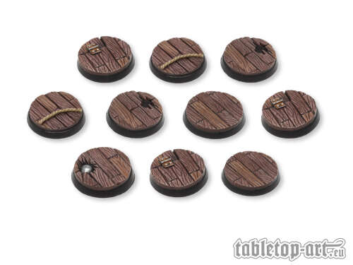 Pirate Ship Bases 25mm
