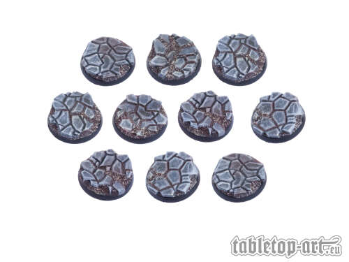 Cobblestone Bases - 25mm (10)
