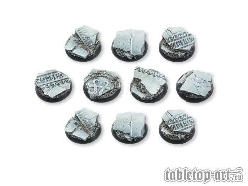 Ancestral Ruins Bases - 25mm (10)
