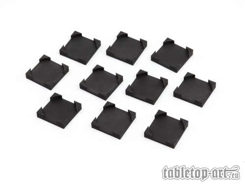 Bases Converters - 25mm Round to Square (10)