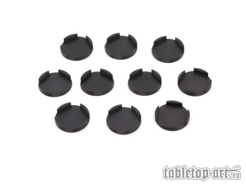 Bases Converters - 20x20mm to 25mm Round (10)